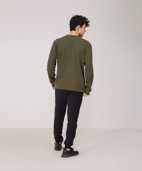 Men's Raw Waffle Knit Shirt
